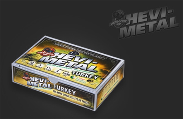 Picture of Hevishot Hevi-Metal Turkey Shotshell 12 Ga, 3-1/2 In, No. 4 & 6, 1-1/2 Oz, 1450 Fps, 5 Rnd Per Box 33345 816383333457