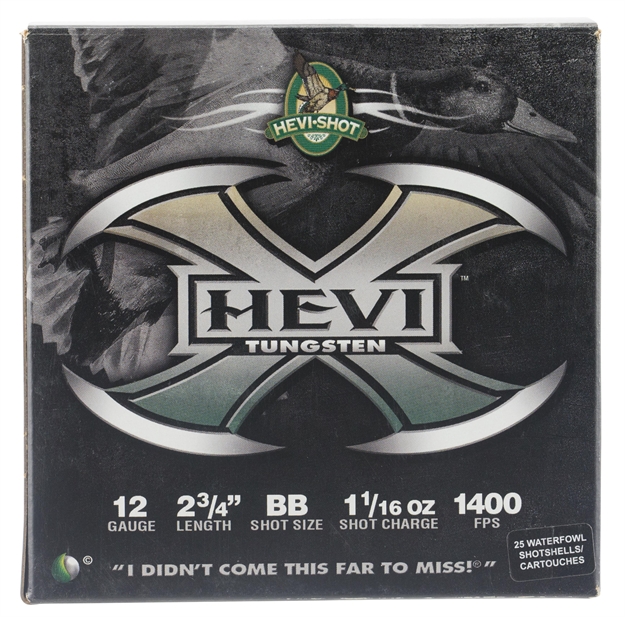 Picture of Hevishot Hevi-X 12 Gauge 2.75", 1.0625 Oz.,#Bb- 25 Count Box
