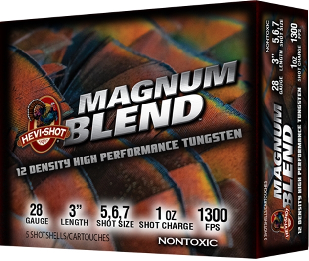 Picture of Hevishot Magnum Blend 28Ga 3" 1Oz #567 5Rd 10Bx/Cs HS28567