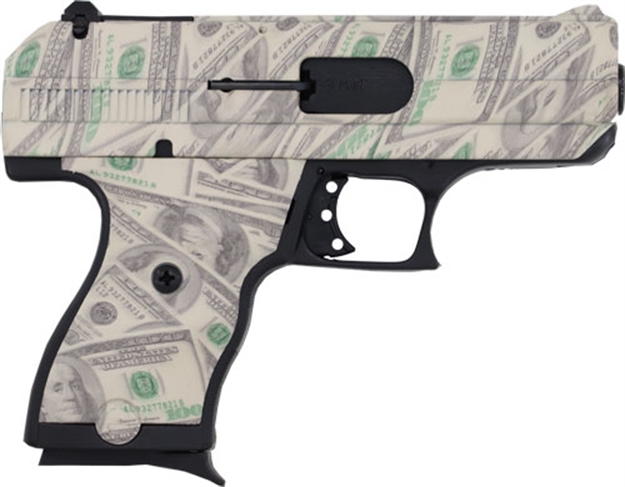 Picture of Hi-Point Firearms Pistol C9 9Mm Compact 3.5" 8Sh $100 Bill Pattern 916MONEY