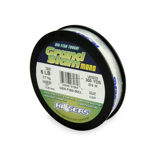 Picture of Hi-Seas Hi-Seas Gsm-F300-06Cl Grand Slam 6Lb 300Yds Clear Mono