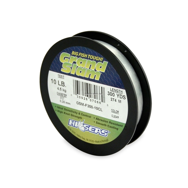 Picture of Hi-Seas Hi-Seas Gsm-F300-10Cl Grand Slam 10Lb 300Yds Clear Mono