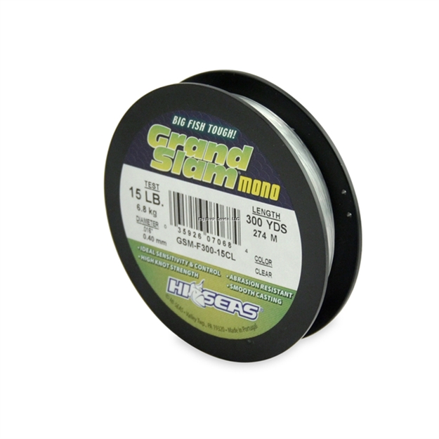 Picture of Hi-Seas Hi-Seas Gsm-F300-15Cl Grand Slam 15Lb 300Yds Clear Mono