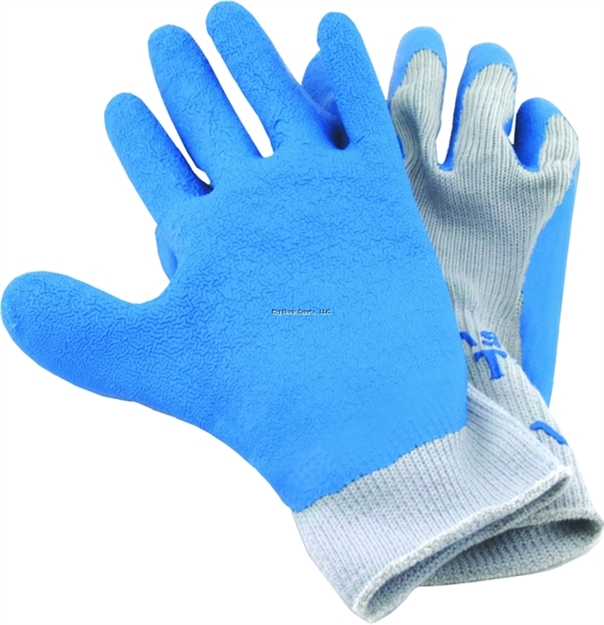 Picture of Hi-Seas Sea Grip Premium Non-Slip Gloves, Light Blue/White, X-Large, 1 Pair