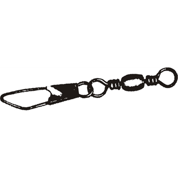 Picture of Hicks Black Snap Swivel 12Bg 12Bg/Ctn Blks-3