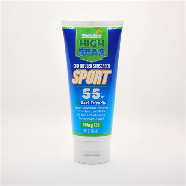 Picture of High Seas 3Oz Spf 55 Sunscreen W/Cbd