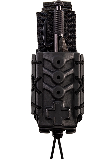 Picture of  High Speed Gear 11Tqk0bk Taco  Black Kydex, 2" Belt Clip/Molle U-Mount, Compatible W/ Most Tourniquets