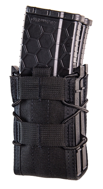 Picture of  High Speed Gear 112R00bk Taco X2r Mag Pouch Double Black Nylon Molle Compatible W/ Rifle