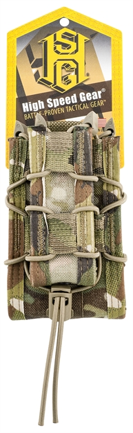 Picture of  High Speed Gear 11Dd00mc Taco Double Decker Mag Pouch Double Multicam Nylon Molle Compatible W/ Rifle Compatible W/ Pistol