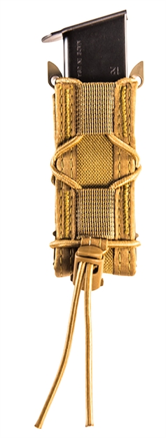 Picture of  High Speed Gear 11Pt00cb Taco Mag Pouch Single Coyote Brown Nylon Molle Belts 2" Wide Compatible W/ Pistol 849954000366