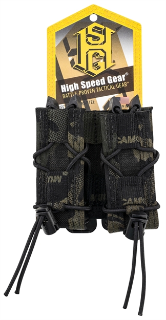 Picture of  High Speed Gear 11Pt02mb Taco Mag Pouch Double Multicam Black Nylon Molle Compatible W/ Pistol 849954023525