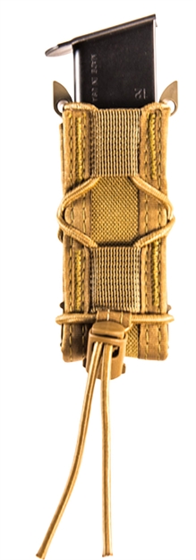 Picture of  High Speed Gear 13Pt10cb Taco Mag Pouch Single Coyote Brown Nylon Belt Compatible W/ Pistol 849954027592