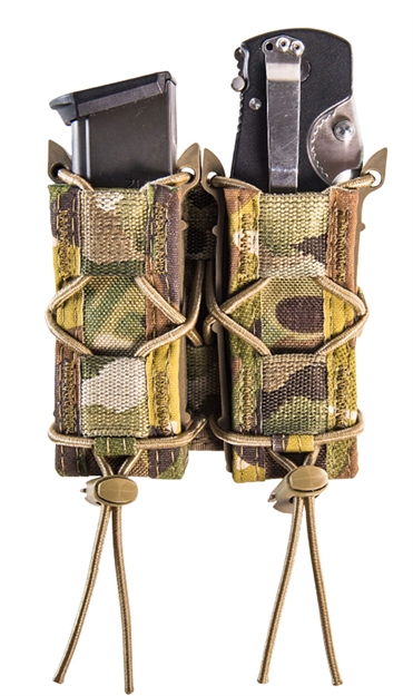 Picture of  High Speed Gear 13Pt12mc Taco Mag Pouch Double Multicam Nylon Belt Compatible W/ Pistol 849954027851