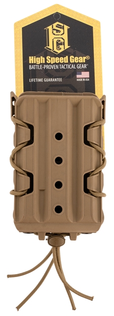 Picture of  High Speed Gear 162R01cb X2r Taco V2 Mag Pouch Double, Coyote Brown Polymer, Belt Clip/Molle U-Mount, Compatible W/ Ar/Ak Rifle Mags 849954038369