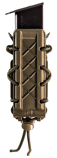 Picture of  High Speed Gear 16Pt00od Taco Mag Pouch Single OD Green Polymer Belt Molle Belts 2" Wide Compatible W/ Pistol