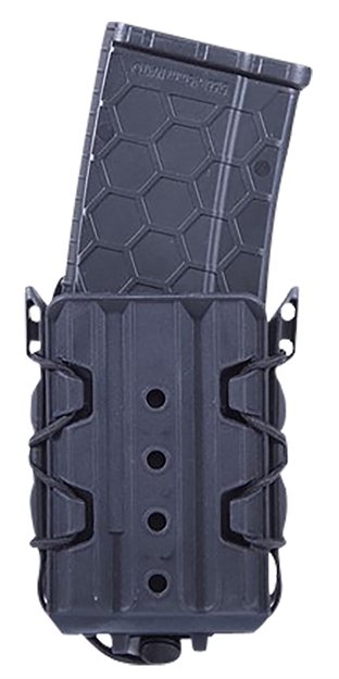 Picture of  High Speed Gear 16Ta01bk Taco V2 Black Polymer, 2" Belt Clip/Molle U-Mount, Compatible W/ Rifle Mags 849954038291