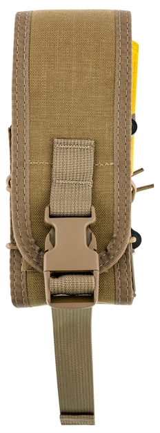 Picture of  High Speed Gear 182Rc0cb Taco X2r Mag Pouch Double Covered Coyote Brown Nylon Molle Compatible W/ Rifle 849954016299
