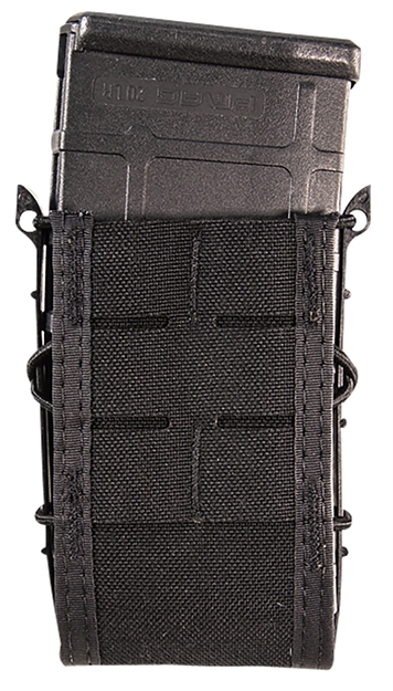 Picture of  High Speed Gear 41Ta00bk Taco Duty Single Rifle Mag Pouch, Black Nylon With Molle Exterior, Fits Molle & 2" Belt 849954027097