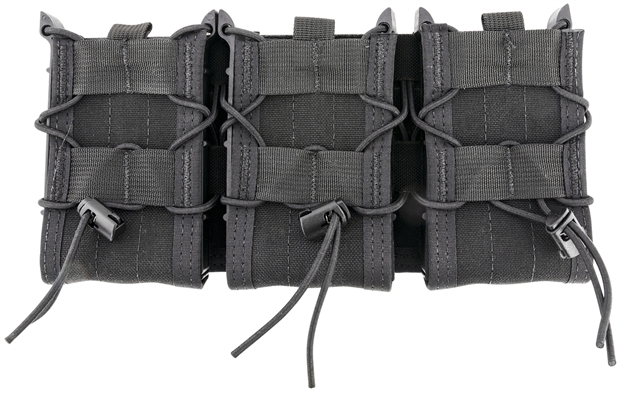 Picture of  High Speed Gear 45Ta00bk Taco Shingle Mag Pouch Triple Black Nylon Molle Compatible W/ Rifle