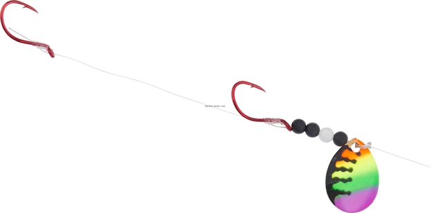 Picture of Hildebrandt Finesse Walleye Spinner, Size 2, Parrot