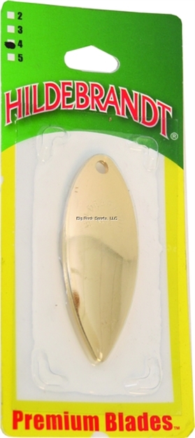 Picture of Hildebrandt Genuine Premium Blades, #4.5, Gold Willow Leaf, 4/Pack