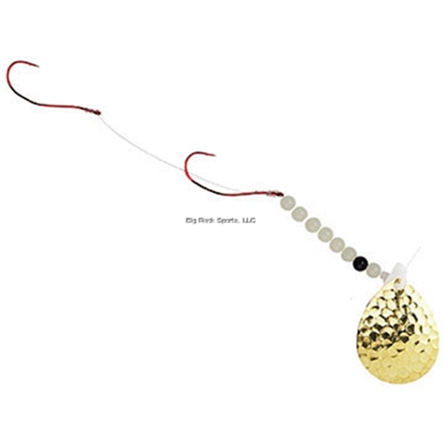 Picture of Hildebrandt Hammer Time Walleye Spinner, #4 Blade, Brass