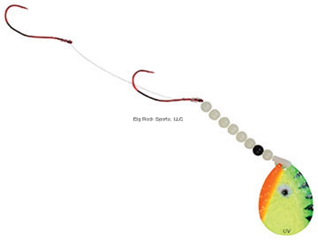 Picture of Hildebrandt Hammer Time Walleye Spinner, #4 Blade, Firetiger