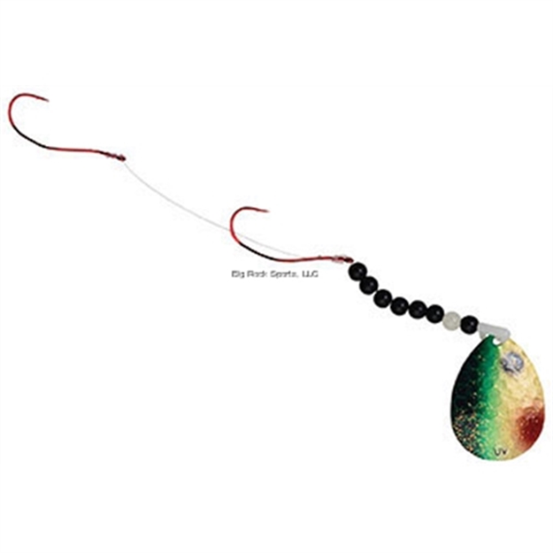 Picture of Hildebrandt Hammer Time Walleye Spinner, #4 Blade, Perch