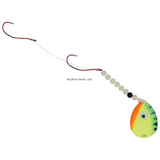 Picture of Hildebrandt Hammer Time Walleye Spinner, #5 Blade, Firetiger