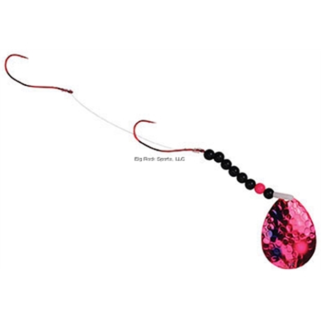 Picture of Hildebrandt Hammer Time Walleye Spinner, #5 Blade, Metallic Cerise