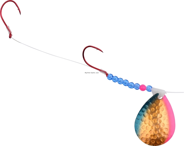 Picture of Hildebrandt Hammer Time Walleye Spinner, Freshwater, Double Hook #4 Blade, Boy Girl 12/Pkg