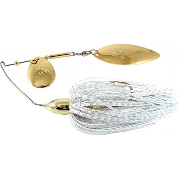 Picture of Hildebrandt Okeechobee Special Spinnerbait, 3/8 Oz, 4/0 Hook, White With Gold Blade PRO4G-WH