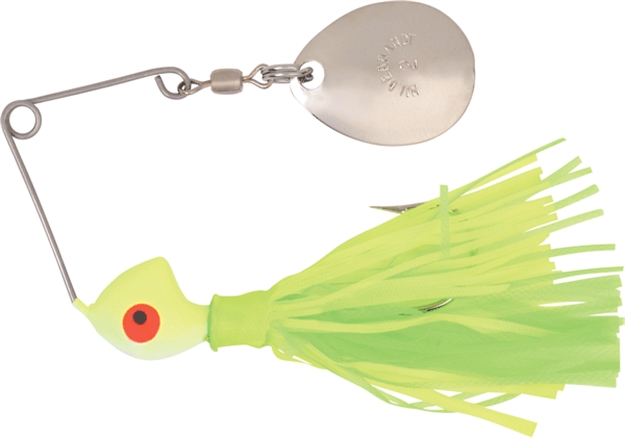 Picture of Hildebrandt Spin Dandy Microlite Spinnerbait, 1/8 Oz, SZ 2 Hook, Chartreuse Head With Nickel Blade 0DANC-CHR 025694023098