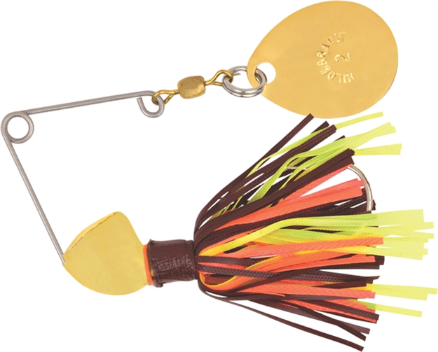 Picture of Hildebrandt Spin Dandy Microlite Spinnerbait, 1/8 Oz, SZ 2 Hook, Gold Head With Gold Blade Crawdad 0DANG-CRA