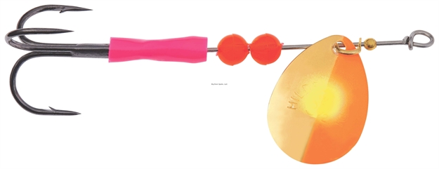 Picture of Hildebrant Hildebrant Salmon Spinner, Sz4, Gold Flame Chart Dot