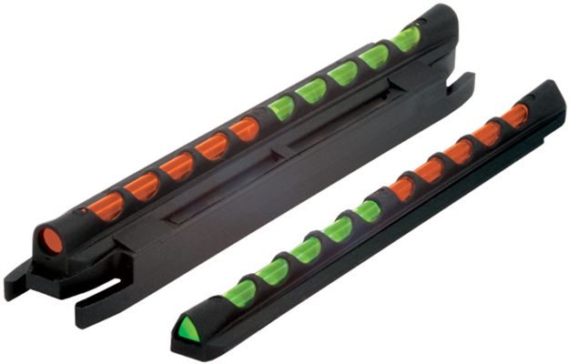 Picture of  Hiviz To300 Two-In-One Magnetic Front Sight  Black | Green/Orange Fiber Optic