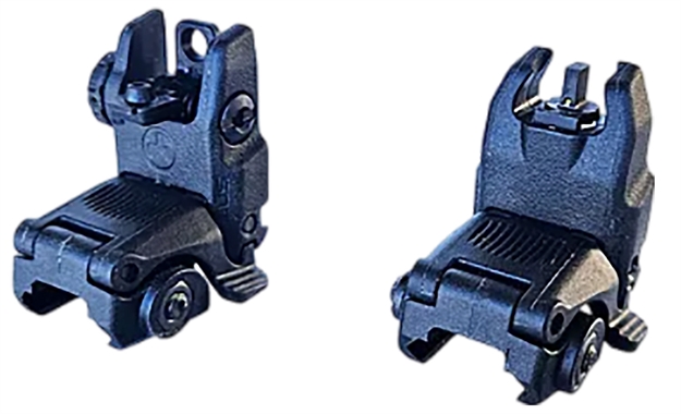 Picture of  Hiviz Arn21 Folding AR Back UP Sight  Black Folding For Ar-15