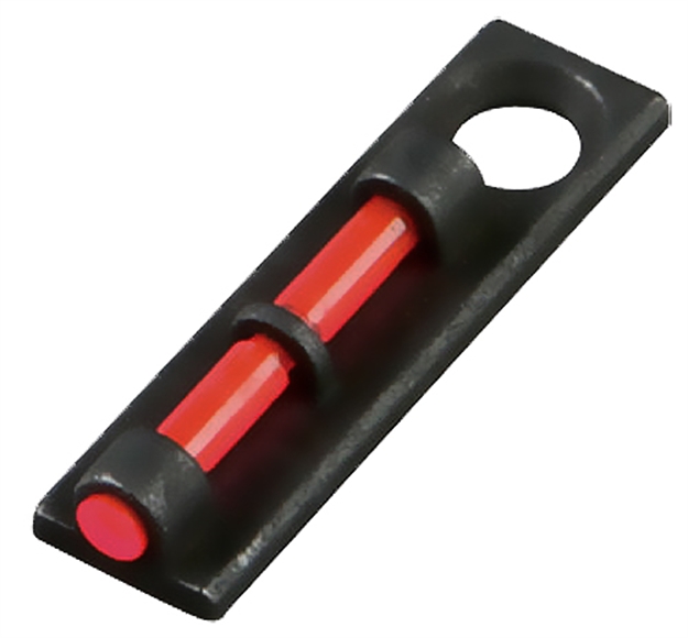 Picture of  Hiviz Fl2005r Flame Bead Replacement Front Sight  Black | Red Fiber Optic Front Sight Universal Threads