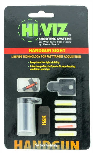 Picture of Hiviz Hk2008f HK Usp Full Size Front Sight HK Usp Aluminum Assorted Changeable