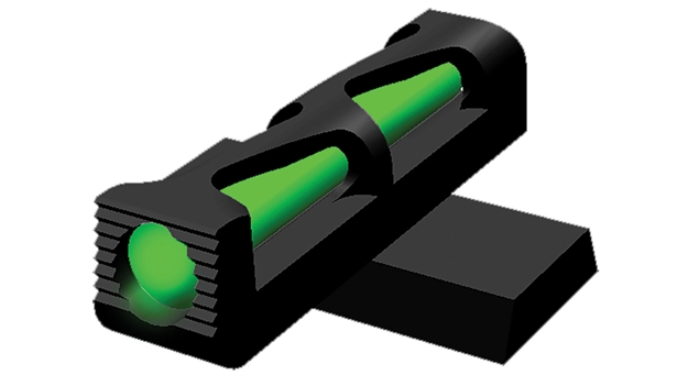 Picture of Hiviz Sig Sauer Litewave Front Sight #6 Fits P Series W/ Machined Slide 3 Litepipes SGLW06
