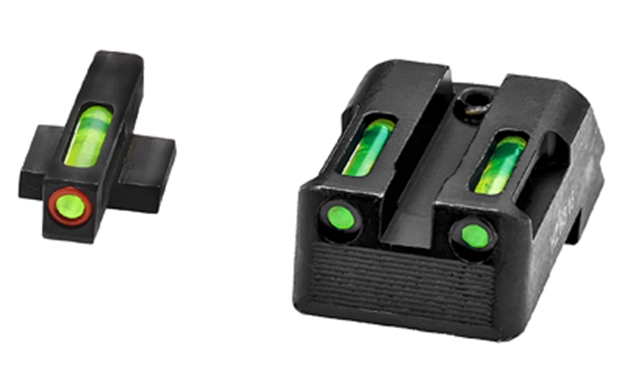 Picture of Litewave H3 Tritium Orange Ring Front Sight Set W/Green Litepipes KBN521 613485589900