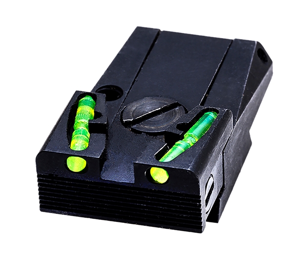 Picture of  Hiviz Mkad211 Adjustable Rear Sight Ruger MK I, Ii, Iii & IV Green Fiber Optic 613485589719