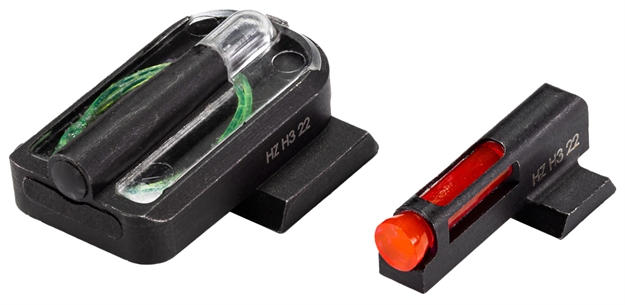 Picture of  Hiviz Mpfd21 Fastdot  H3 Sight Set For S&W M&P Red Fiber Optic Front Sight-Green Tritium Rear Sight 613485590418