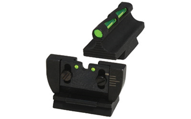 Picture of Hiviz Litewave Front/Rear Sight Combo For Ruger 10 22 Rifles, Includes Green, Red And White Replaceables RG1022