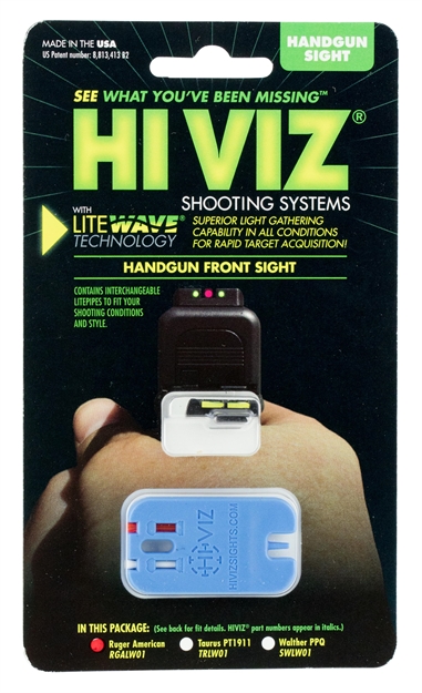 Picture of Hiviz Litewave Front Sight For All Ruger American Pistols RGALW01