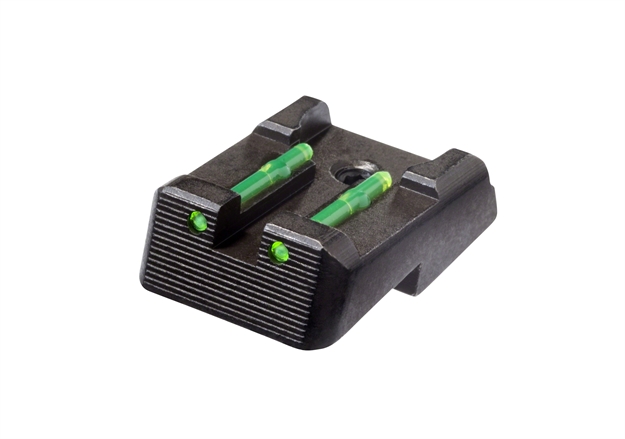 Picture of Hiviz S&W 1911 Rear Sight Green Fits All S&W Production Model 1911S Except Perf Cntr & DK Models