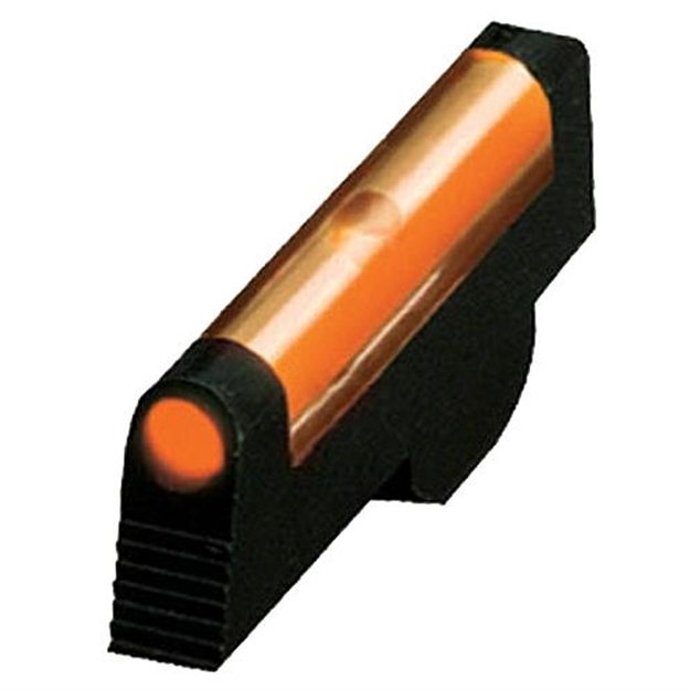 Picture of  Hiviz Sw1002o Front Sight For Smith And Wesson Revolver With 2.5" OR Longer Barrel  Black | Orange Fiber Optic