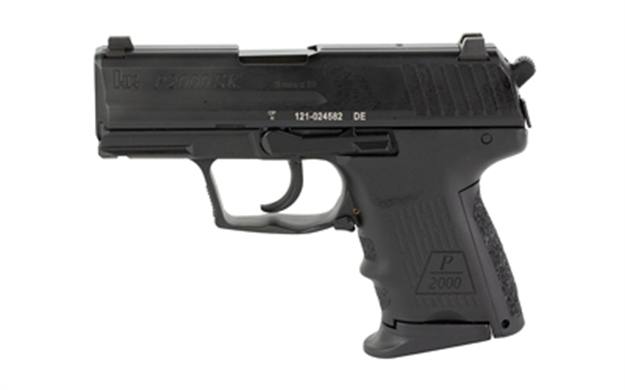 Picture of  Heckler & Koch 81000056 P2000 SK V3 Sub-Compact Frame 9Mm Luger 10+1, 3.26" Black Steel Barrel, Serrated Steel Slide, Polymer Frame W/Picatinny Rail, Black Polymer Grip, Ambidextrous