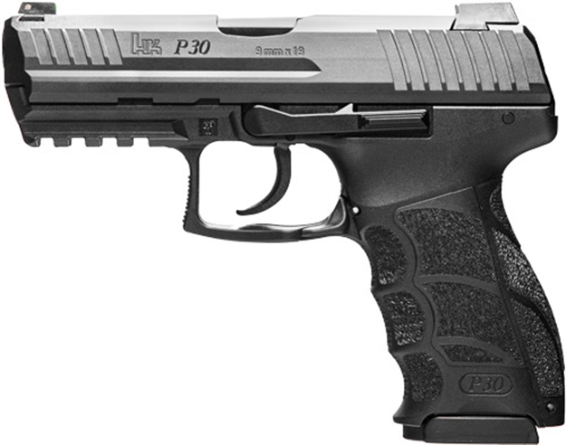 Picture of HK P30 V1 LT Lem Trigger 9Mm 3.85" Bbl 2-10Rd Blk< 81000105