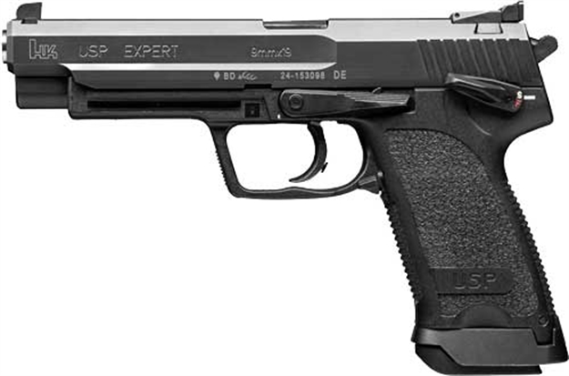Picture of HK Usp9 Expert V1 Da/Sa 9Mm 5.19"Bbl 2-18Rd Jet Funnel Blk 81000363